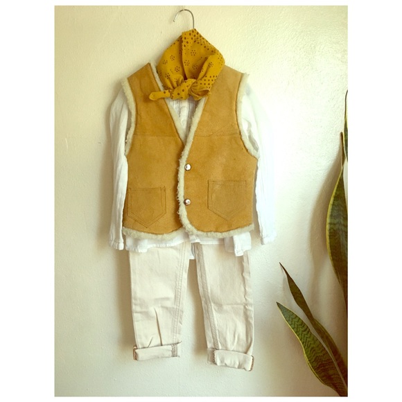** SOLD ** Suede Western Vest - Picture 1 of 6